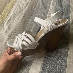 White Guess shoes